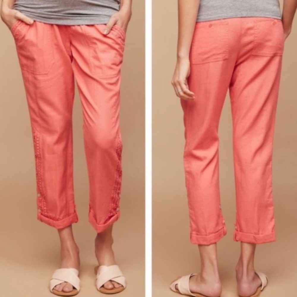 J. Crew Factory Coral Weathered Chino Classic Twill City Fit Pants
